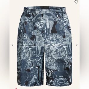 GIVENCHY|  NWT Hubert-print Bermuda Silk Shorts